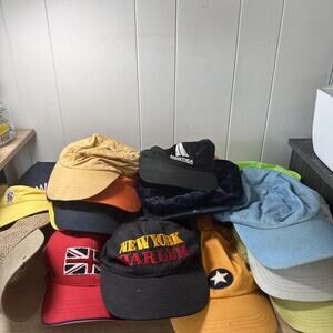 Lot of 21 Vintage Hats Baseball Caps, Gap, The Cap, Mecca, Reebok, Nautica Z10